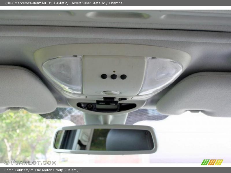 Desert Silver Metallic / Charcoal 2004 Mercedes-Benz ML 350 4Matic