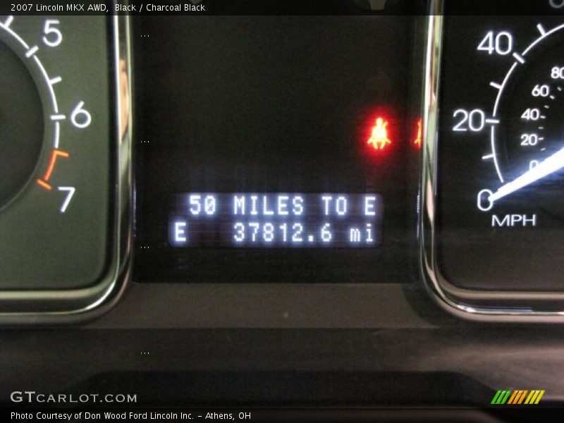 Black / Charcoal Black 2007 Lincoln MKX AWD