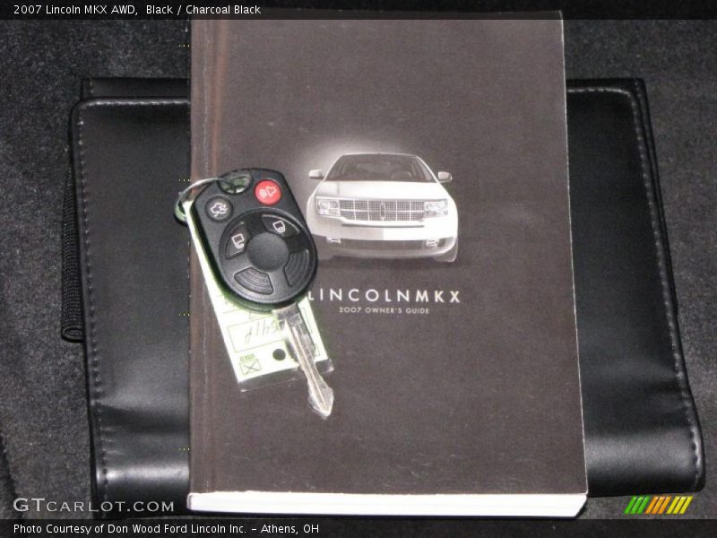 Black / Charcoal Black 2007 Lincoln MKX AWD