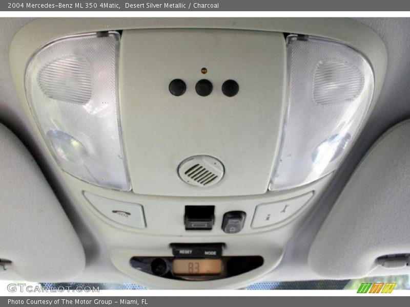 Desert Silver Metallic / Charcoal 2004 Mercedes-Benz ML 350 4Matic