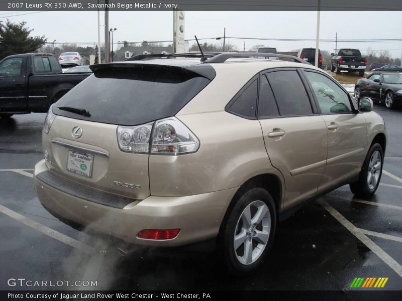 Savannah Beige Metallic / Ivory 2007 Lexus RX 350 AWD