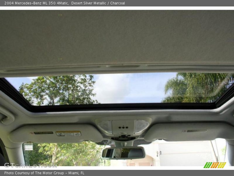 Desert Silver Metallic / Charcoal 2004 Mercedes-Benz ML 350 4Matic