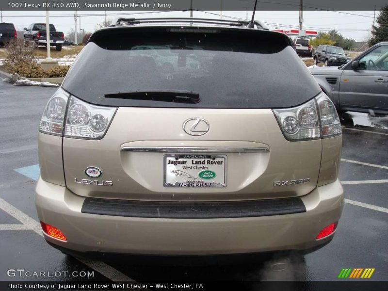Savannah Beige Metallic / Ivory 2007 Lexus RX 350 AWD