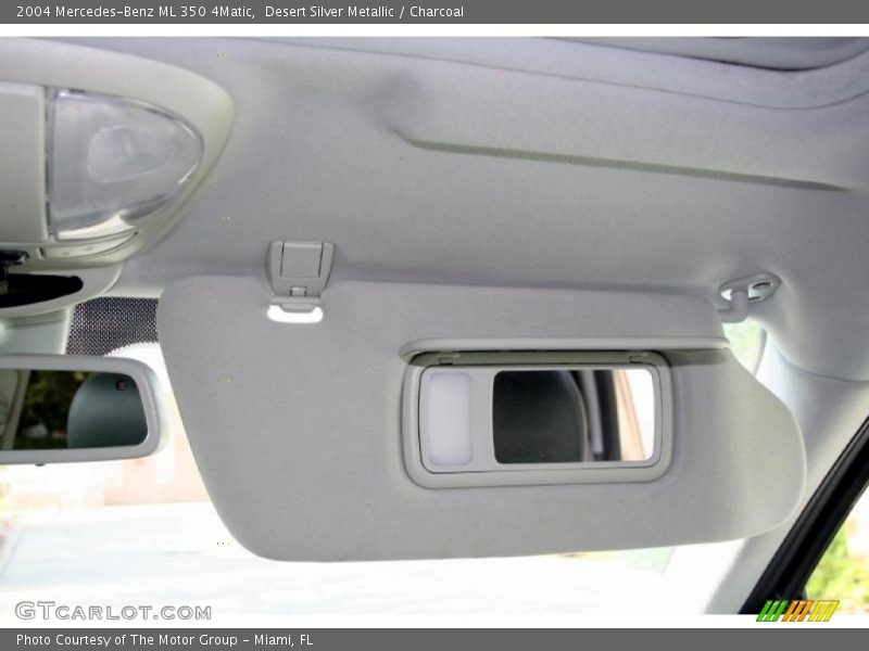 Desert Silver Metallic / Charcoal 2004 Mercedes-Benz ML 350 4Matic