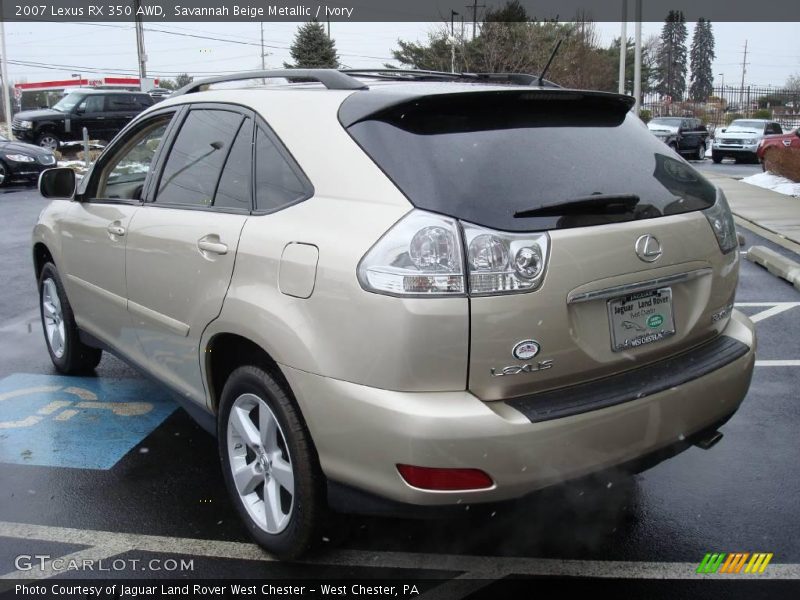 Savannah Beige Metallic / Ivory 2007 Lexus RX 350 AWD