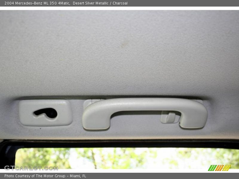 Desert Silver Metallic / Charcoal 2004 Mercedes-Benz ML 350 4Matic