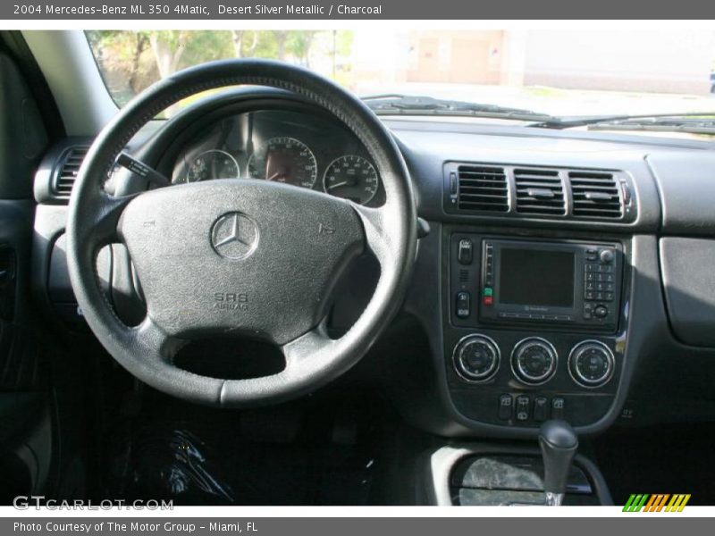 Desert Silver Metallic / Charcoal 2004 Mercedes-Benz ML 350 4Matic