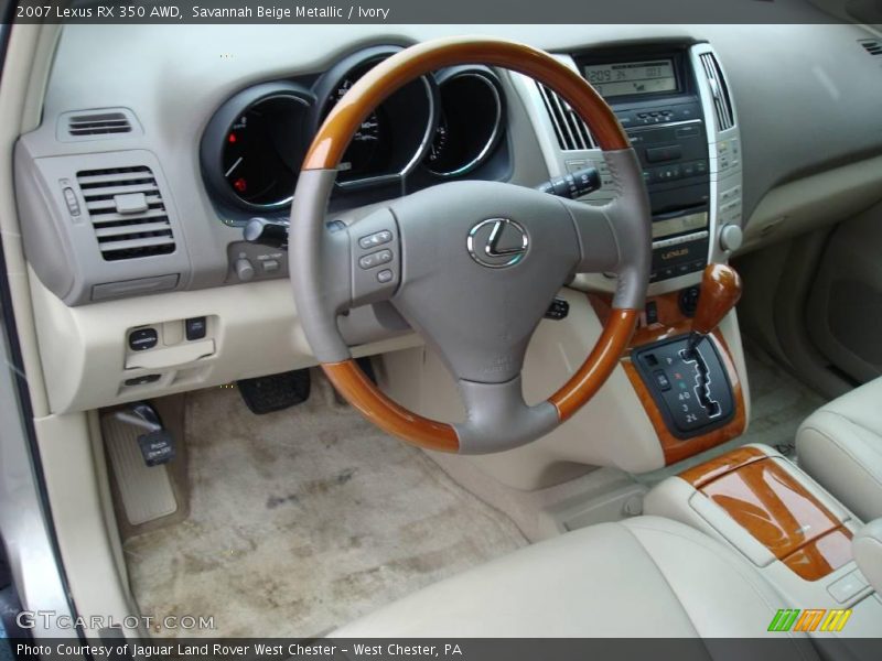 Savannah Beige Metallic / Ivory 2007 Lexus RX 350 AWD