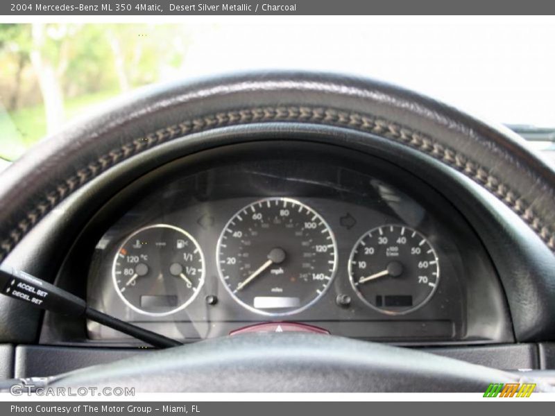 Desert Silver Metallic / Charcoal 2004 Mercedes-Benz ML 350 4Matic