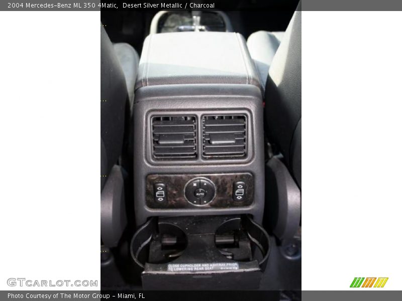 Desert Silver Metallic / Charcoal 2004 Mercedes-Benz ML 350 4Matic