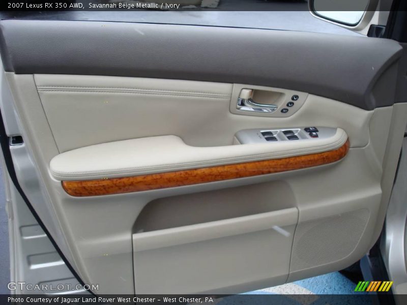 Savannah Beige Metallic / Ivory 2007 Lexus RX 350 AWD