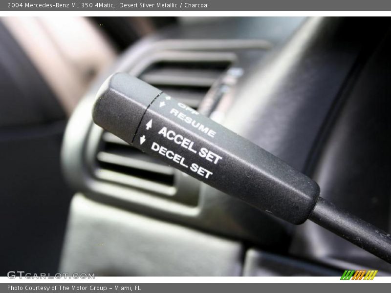 Desert Silver Metallic / Charcoal 2004 Mercedes-Benz ML 350 4Matic