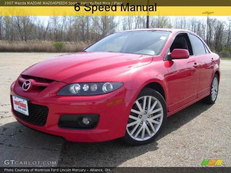 Velocity Red Mica / Black 2007 Mazda MAZDA6 MAZDASPEED6 Sport