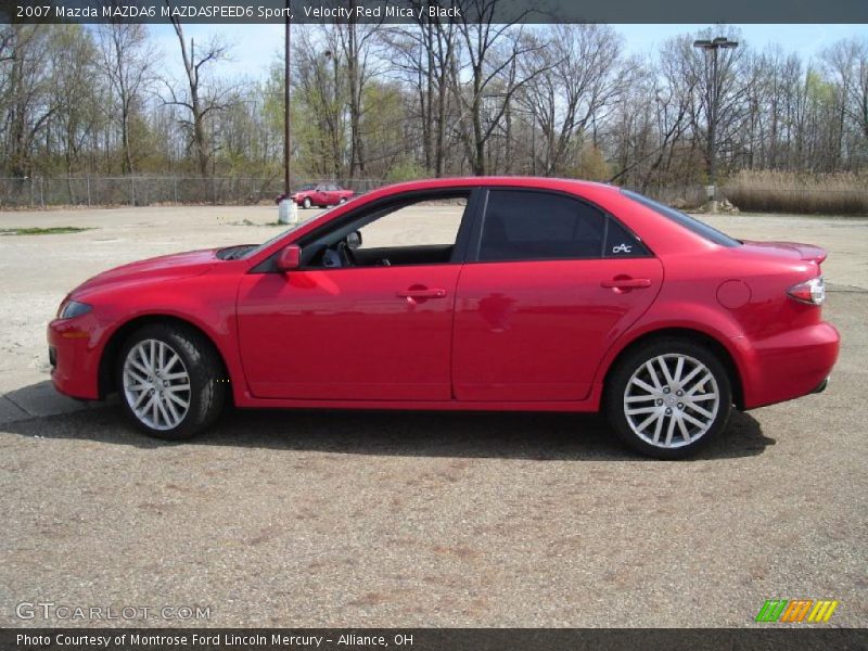 Velocity Red Mica / Black 2007 Mazda MAZDA6 MAZDASPEED6 Sport