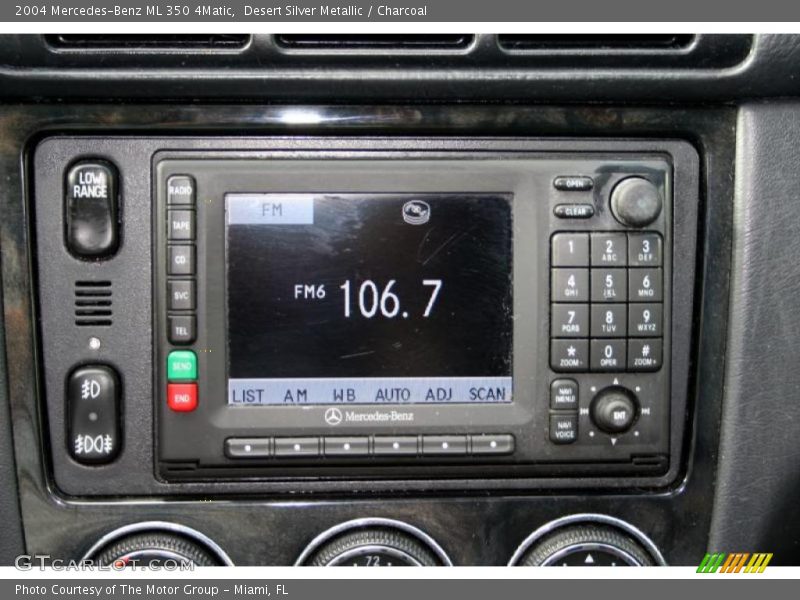 Desert Silver Metallic / Charcoal 2004 Mercedes-Benz ML 350 4Matic