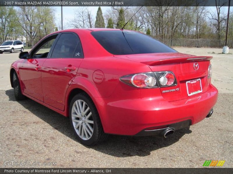 Velocity Red Mica / Black 2007 Mazda MAZDA6 MAZDASPEED6 Sport
