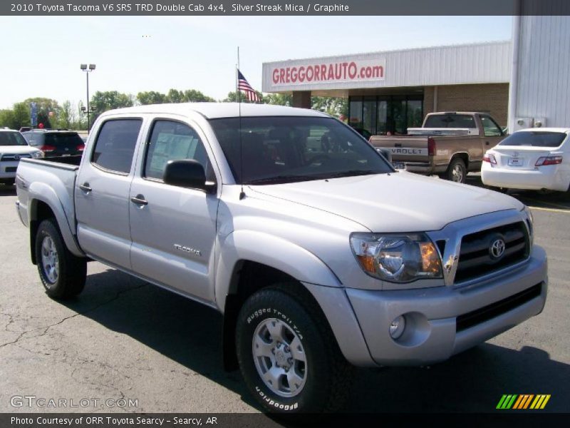 Silver Streak Mica / Graphite 2010 Toyota Tacoma V6 SR5 TRD Double Cab 4x4