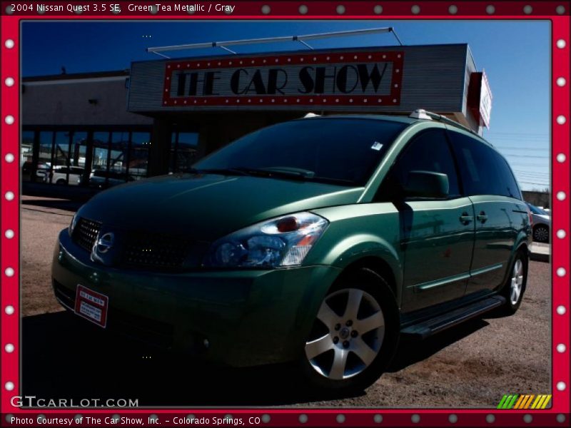 Green Tea Metallic / Gray 2004 Nissan Quest 3.5 SE