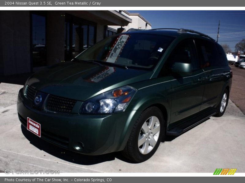 Green Tea Metallic / Gray 2004 Nissan Quest 3.5 SE