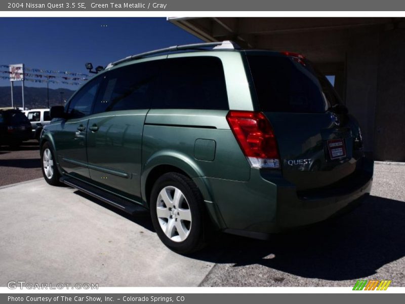 Green Tea Metallic / Gray 2004 Nissan Quest 3.5 SE