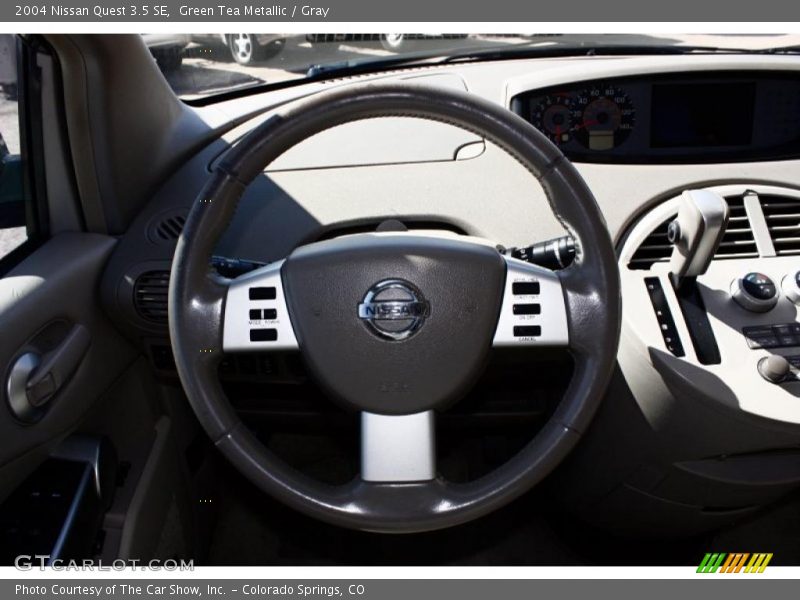 Green Tea Metallic / Gray 2004 Nissan Quest 3.5 SE
