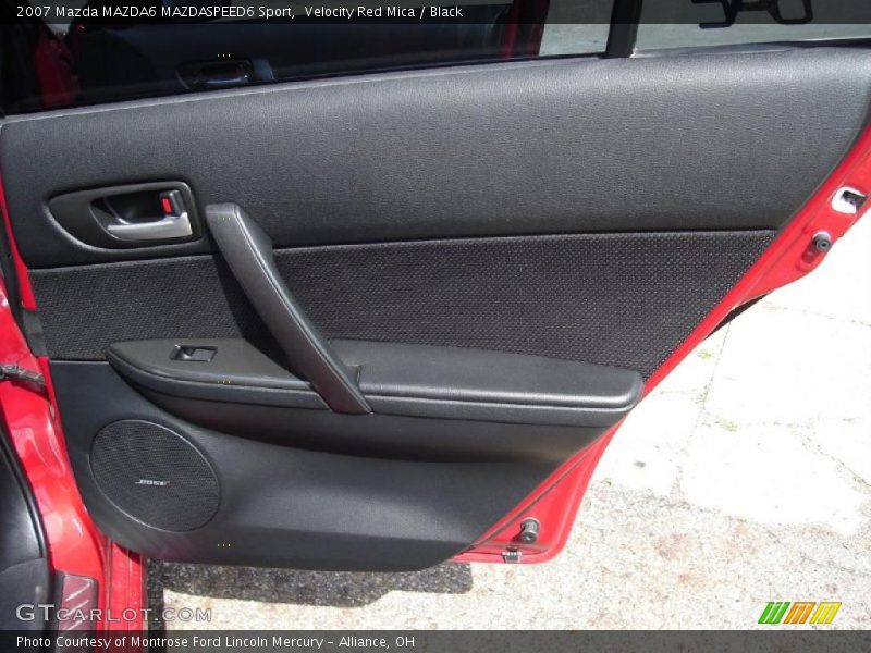 Velocity Red Mica / Black 2007 Mazda MAZDA6 MAZDASPEED6 Sport