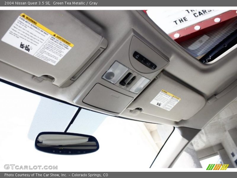 Green Tea Metallic / Gray 2004 Nissan Quest 3.5 SE