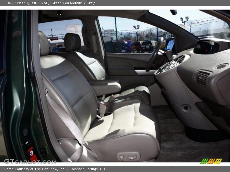 Green Tea Metallic / Gray 2004 Nissan Quest 3.5 SE