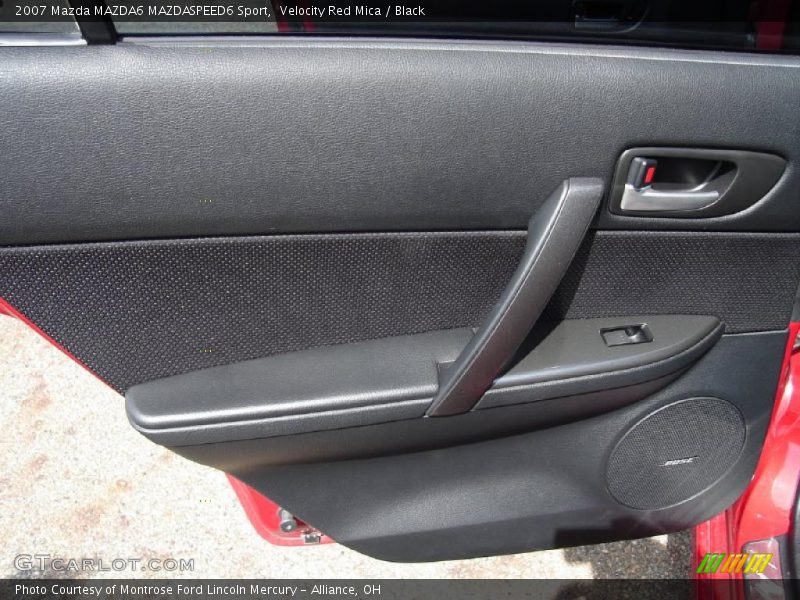 Velocity Red Mica / Black 2007 Mazda MAZDA6 MAZDASPEED6 Sport