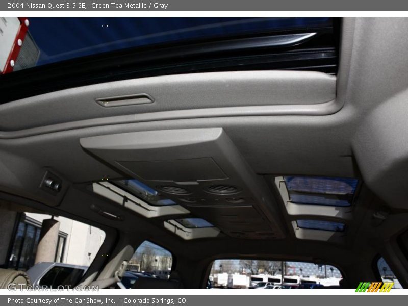 Green Tea Metallic / Gray 2004 Nissan Quest 3.5 SE