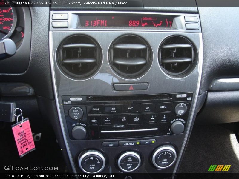 Velocity Red Mica / Black 2007 Mazda MAZDA6 MAZDASPEED6 Sport