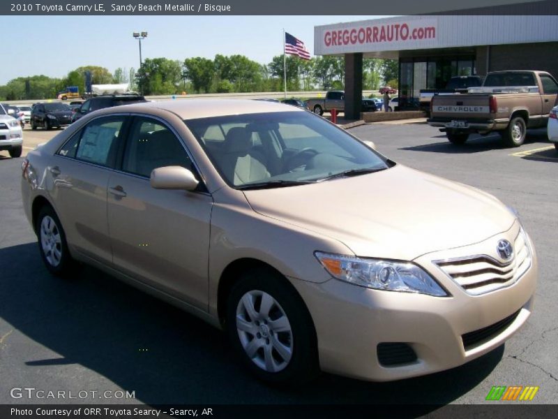 Sandy Beach Metallic / Bisque 2010 Toyota Camry LE