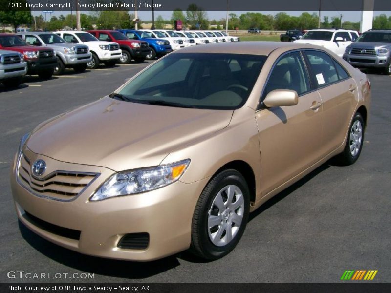 Sandy Beach Metallic / Bisque 2010 Toyota Camry LE