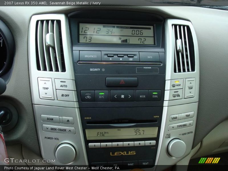 Savannah Beige Metallic / Ivory 2007 Lexus RX 350 AWD