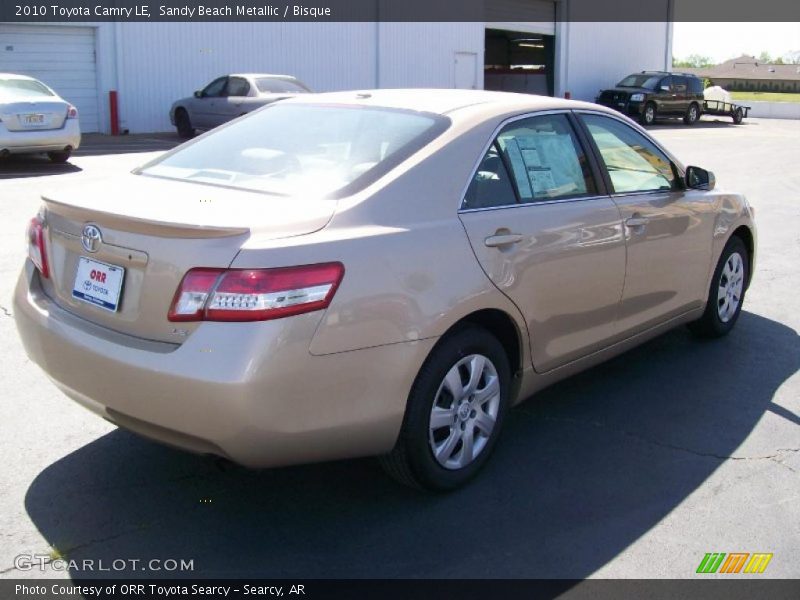 Sandy Beach Metallic / Bisque 2010 Toyota Camry LE