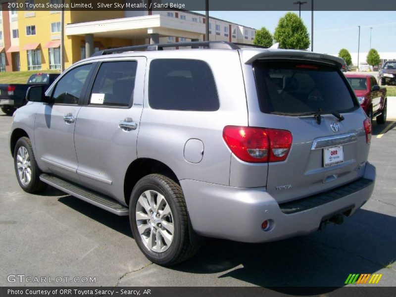 Silver Sky Metallic / Sand Beige 2010 Toyota Sequoia Limited