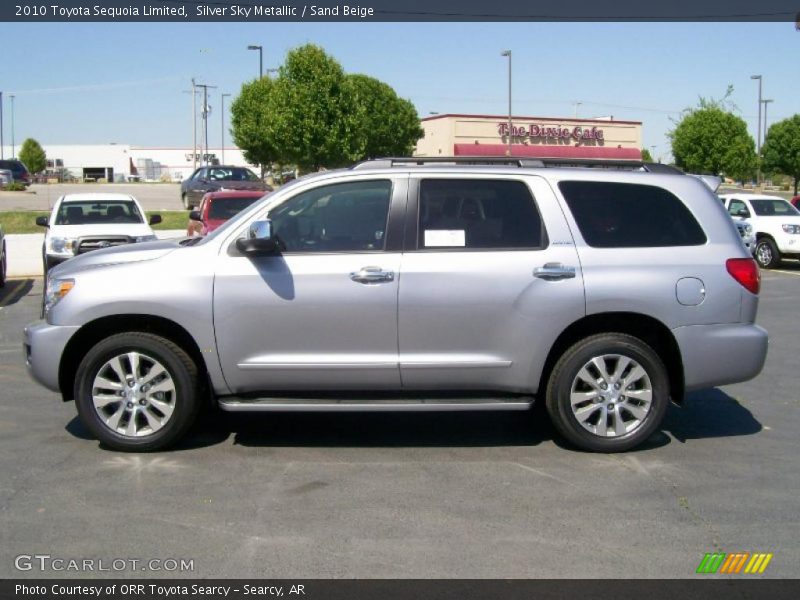 Silver Sky Metallic / Sand Beige 2010 Toyota Sequoia Limited