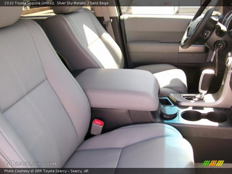 Silver Sky Metallic / Sand Beige 2010 Toyota Sequoia Limited