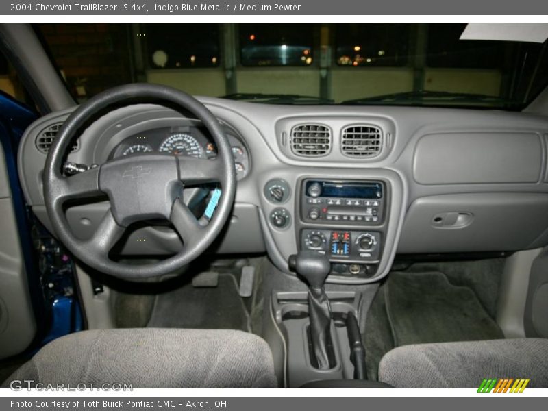 Indigo Blue Metallic / Medium Pewter 2004 Chevrolet TrailBlazer LS 4x4