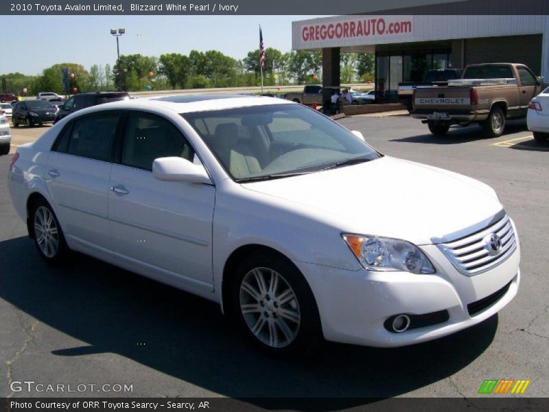Blizzard White Pearl / Ivory 2010 Toyota Avalon Limited