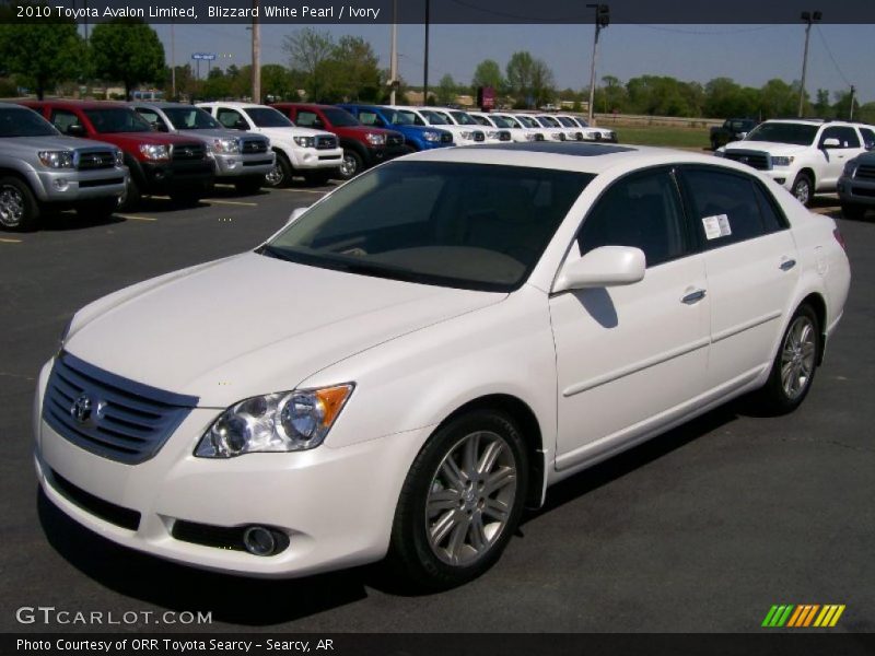 Blizzard White Pearl / Ivory 2010 Toyota Avalon Limited