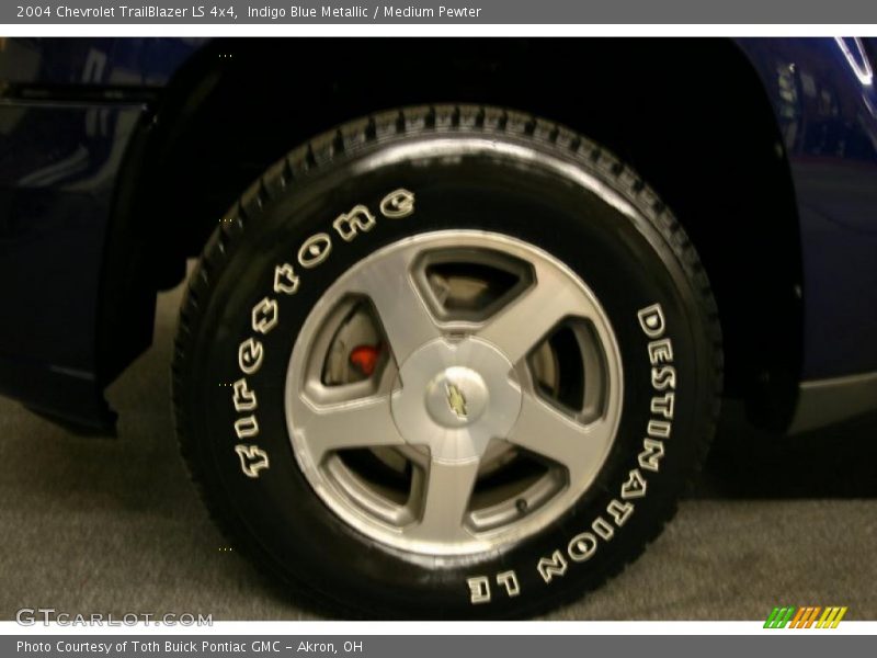 Indigo Blue Metallic / Medium Pewter 2004 Chevrolet TrailBlazer LS 4x4