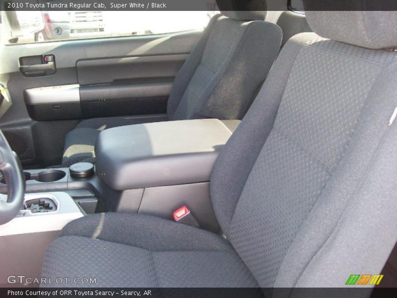 Super White / Black 2010 Toyota Tundra Regular Cab