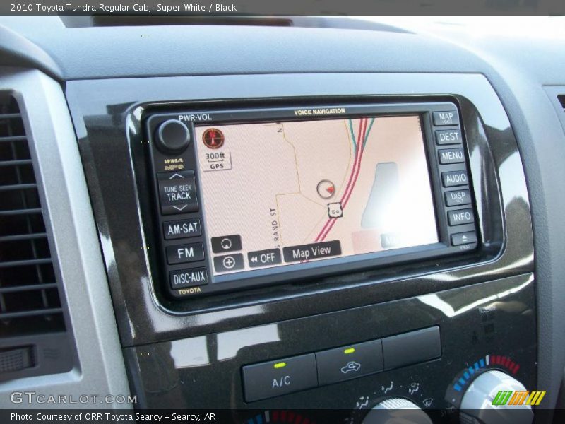 Super White / Black 2010 Toyota Tundra Regular Cab