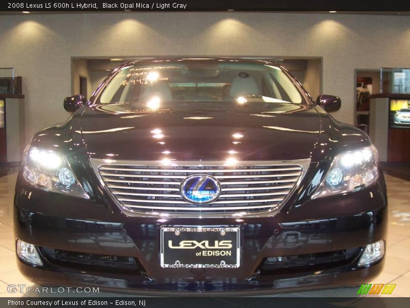 Black Opal Mica / Light Gray 2008 Lexus LS 600h L Hybrid