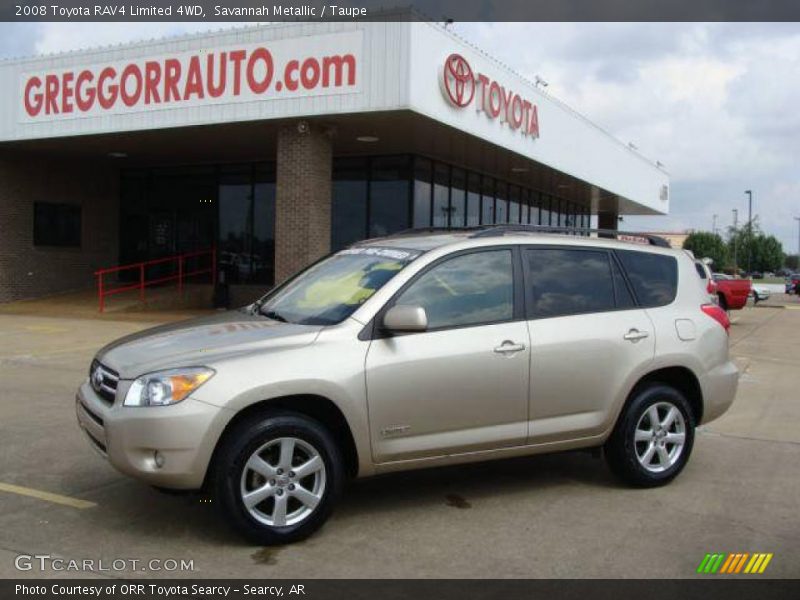 Savannah Metallic / Taupe 2008 Toyota RAV4 Limited 4WD