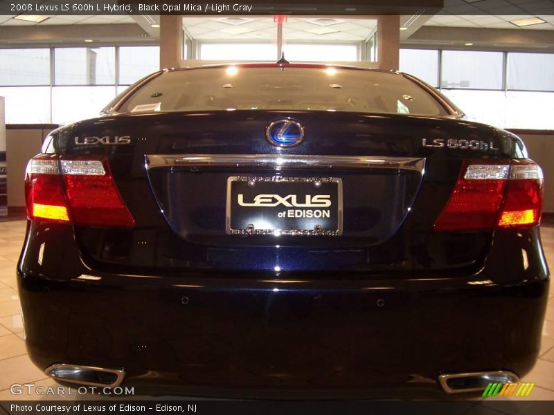 Black Opal Mica / Light Gray 2008 Lexus LS 600h L Hybrid
