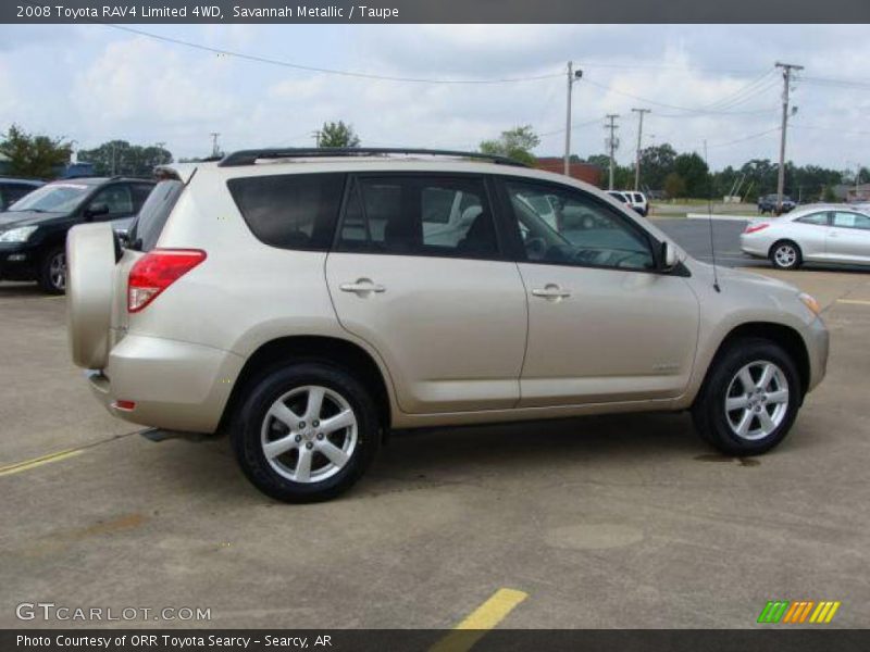 Savannah Metallic / Taupe 2008 Toyota RAV4 Limited 4WD