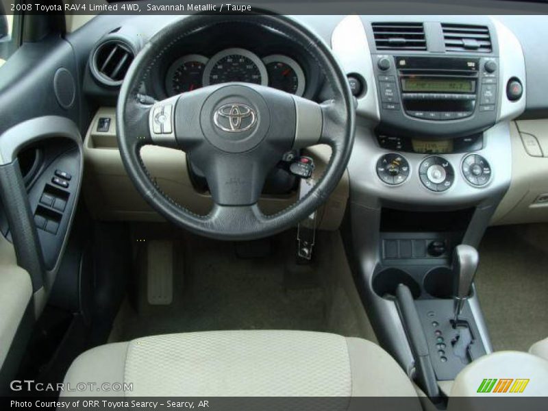 Savannah Metallic / Taupe 2008 Toyota RAV4 Limited 4WD