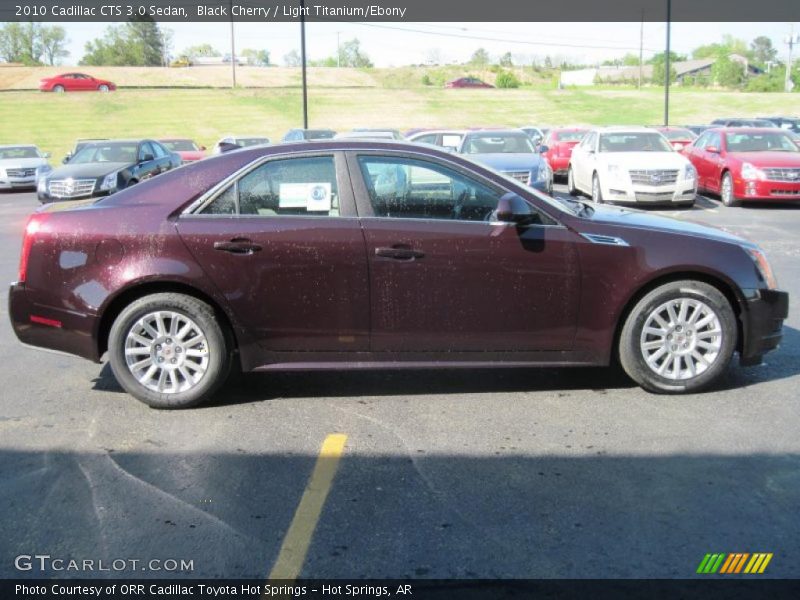 Black Cherry / Light Titanium/Ebony 2010 Cadillac CTS 3.0 Sedan